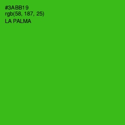 #3ABB19 - La Palma Color Image